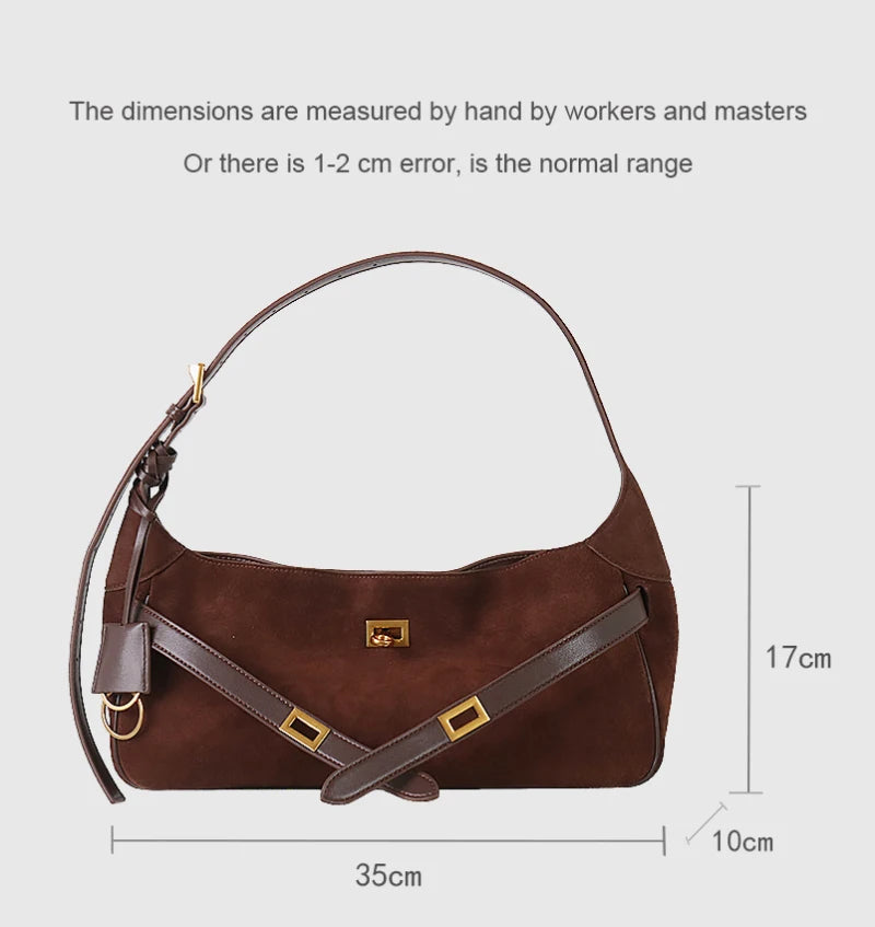 2026 Belt Buckle Tote Bags For Women Cowhide Luxury Designer Hot Hobo Bags INS Fashion Street Rectangular Ring Padlock Handbags