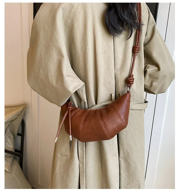 Designer Luxury Dumpling Bags Women 2025 New High Quality Fashion Underarm Bags Vintage Casual Shoulder Crossbody Bags Women
