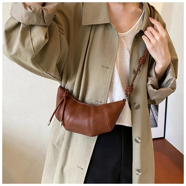 Designer Luxury Dumpling Bags Women 2025 New High Quality Fashion Underarm Bags Vintage Casual Shoulder Crossbody Bags Women
