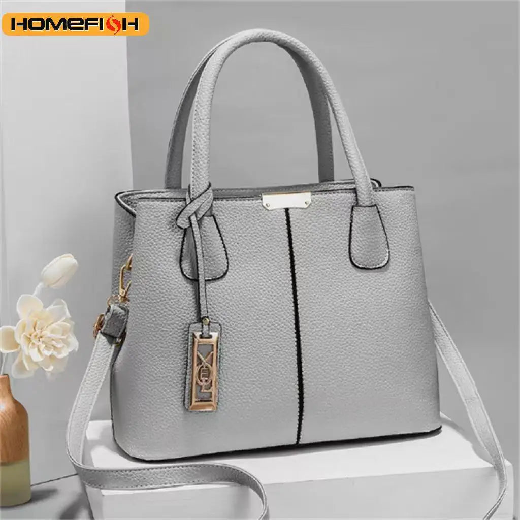 HOMEFISH Famous Designer Brand Bags Women Leather Handbag New Luxury Ladies Purse