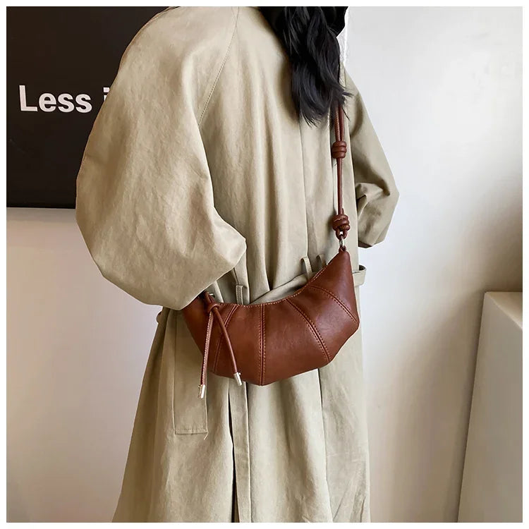 Designer Luxury Dumpling Bags Women 2025 New High Quality Fashion Underarm Bags Vintage Casual Shoulder Crossbody Bags Women