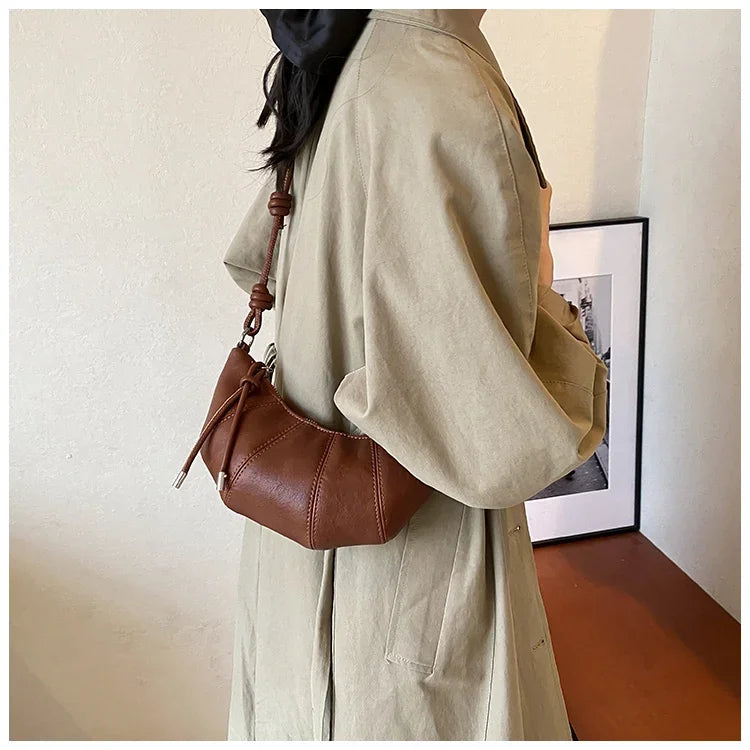 Designer Luxury Dumpling Bags Women 2025 New High Quality Fashion Underarm Bags Vintage Casual Shoulder Crossbody Bags Women